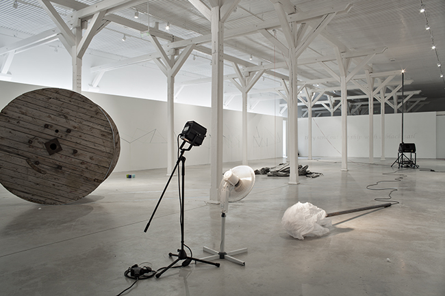 Wind / Position sound installation at Kosice Kulturpark